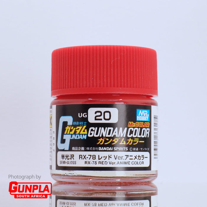 Mr. COLOR GUNDAM COLOR UG20 Semi-Gloss RX-78 Red Ver. Anime Color 10ml