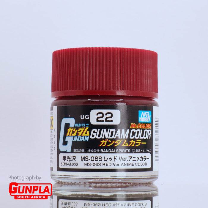 Mr. COLOR GUNDAM COLOR UG22 Semi-Gloss MS-06S Red Ver. Anime Color 10ml