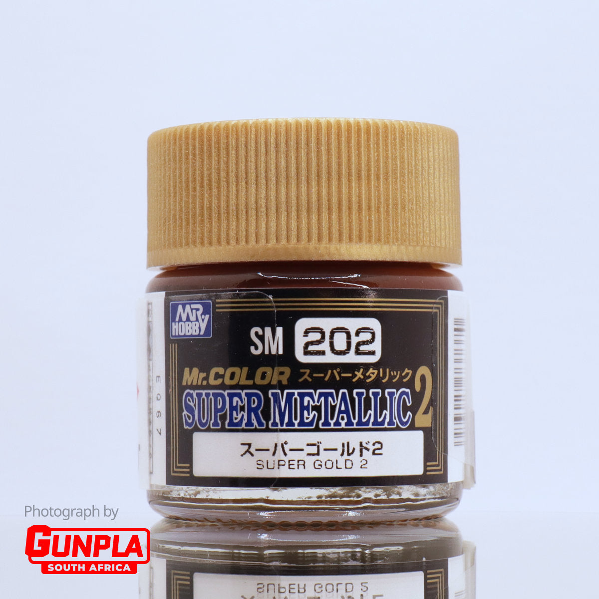 Mr. COLOR SUPER METALLIC 2 SM202 Super Gold 2 10ml — GUNPLA SA
