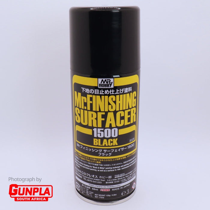 Mr. FINISHING SURFACER 1500 Black Spray 170ml