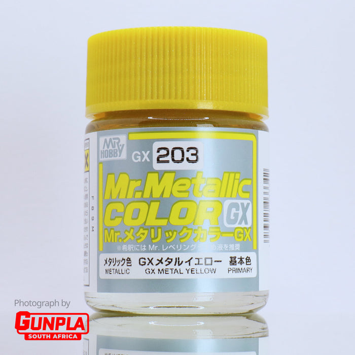 Mr. METALLIC COLOR GX203 GX Metal Yellow 18ml