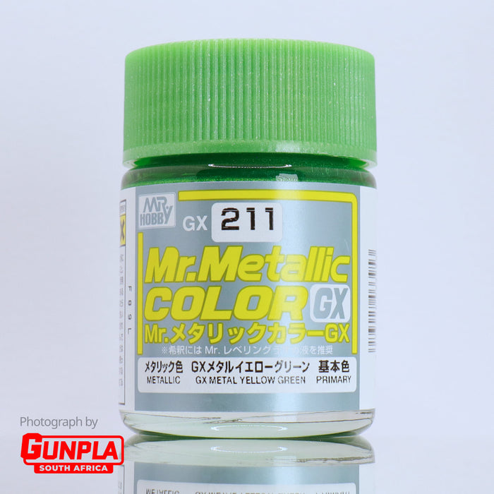 Mr. METALLIC COLOR GX211 GX Metal Yellow Green 18ml