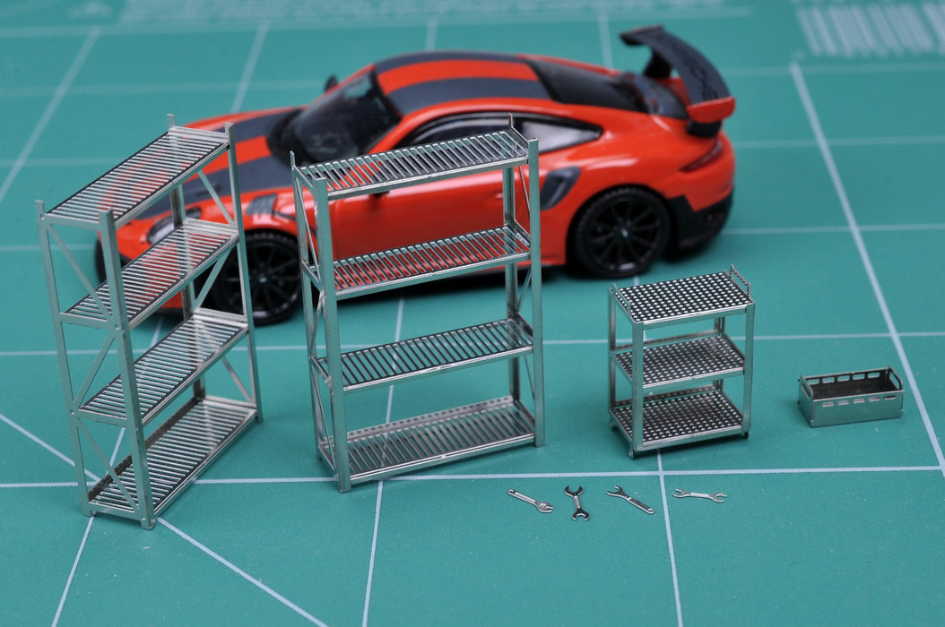 Neron Photo-Etch Diorama Series: Storage Rack (N-020)