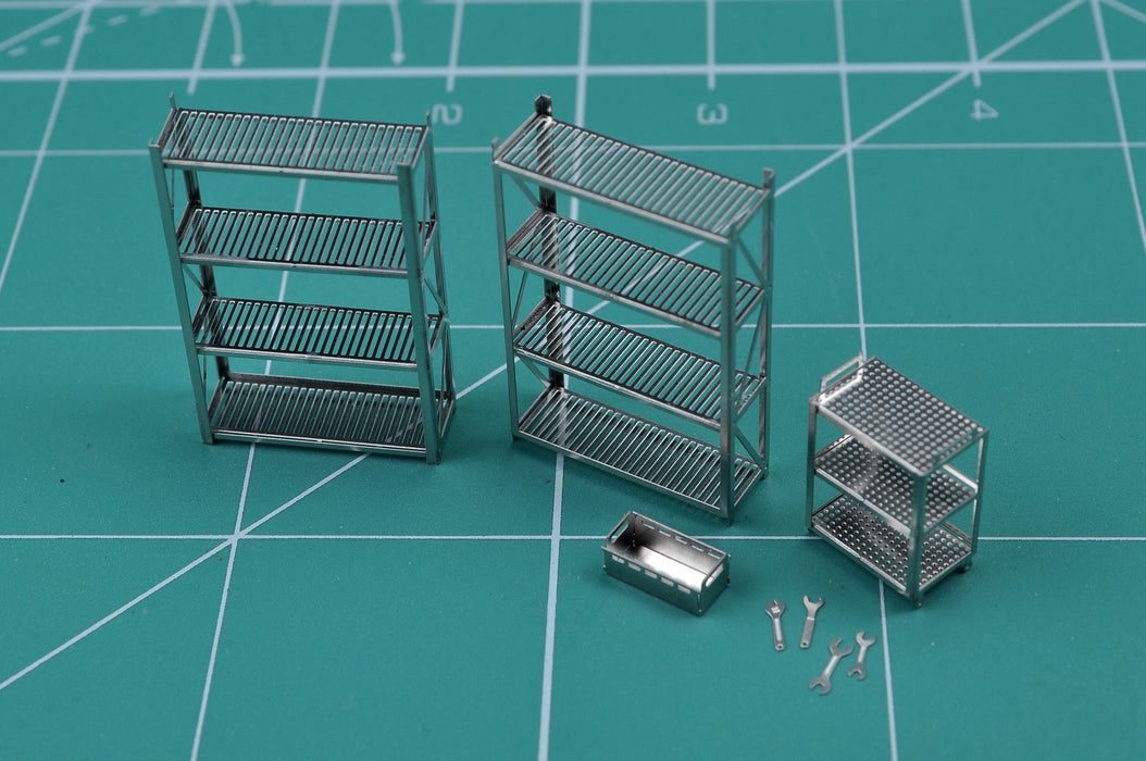 Neron Photo-Etch Diorama Series: Storage Rack (N-020)