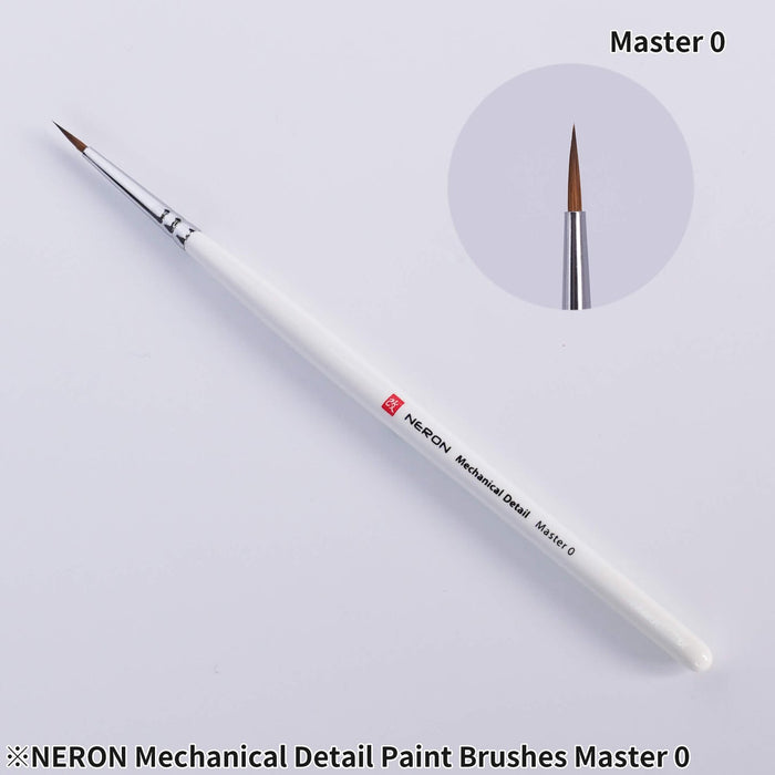 Madworks x Ver. Ed NERON Mechanical Detail Brush Set (4 pcs) - Pure Kolinsky & Synthetic (MD-001)