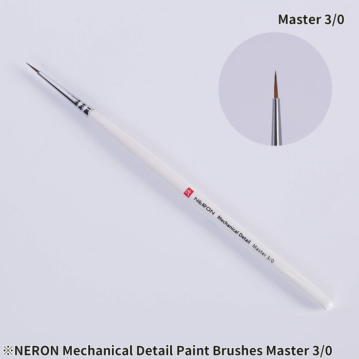 Madworks x Ver. Ed NERON Mechanical Detail Brush Set (4 pcs) - Pure Kolinsky & Synthetic (MD-001)