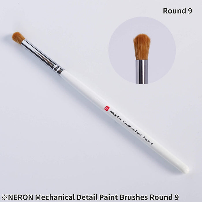 Madworks x Ver. Ed NERON Mechanical Detail Brush Set (4 pcs) - Pure Kolinsky & Synthetic (MD-001)