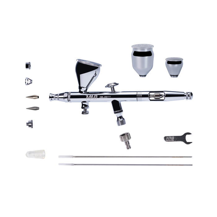 JM-00 0.35mm Professional Airbrush with MAC Valve - Ultimate Edition Complete Set