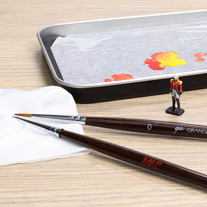 GRANDARTS X MADWORKS Synthetic Brushes - Set of 5 Sizes: 0, 2/0, 3/0, 5/0, 10/0 (GM-03)