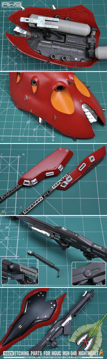 AW9 Photo-Etch Parts & Decals for HG Nightingale (AW9-S29)