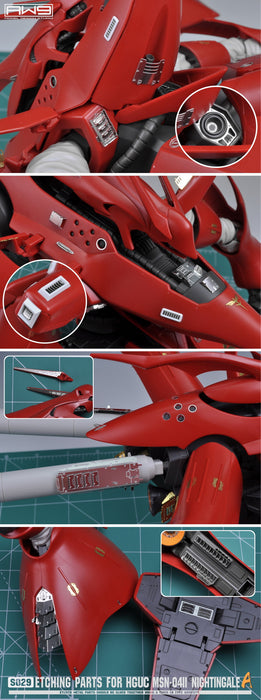 AW9 Photo-Etch Parts & Decals for HG Nightingale (AW9-S29)