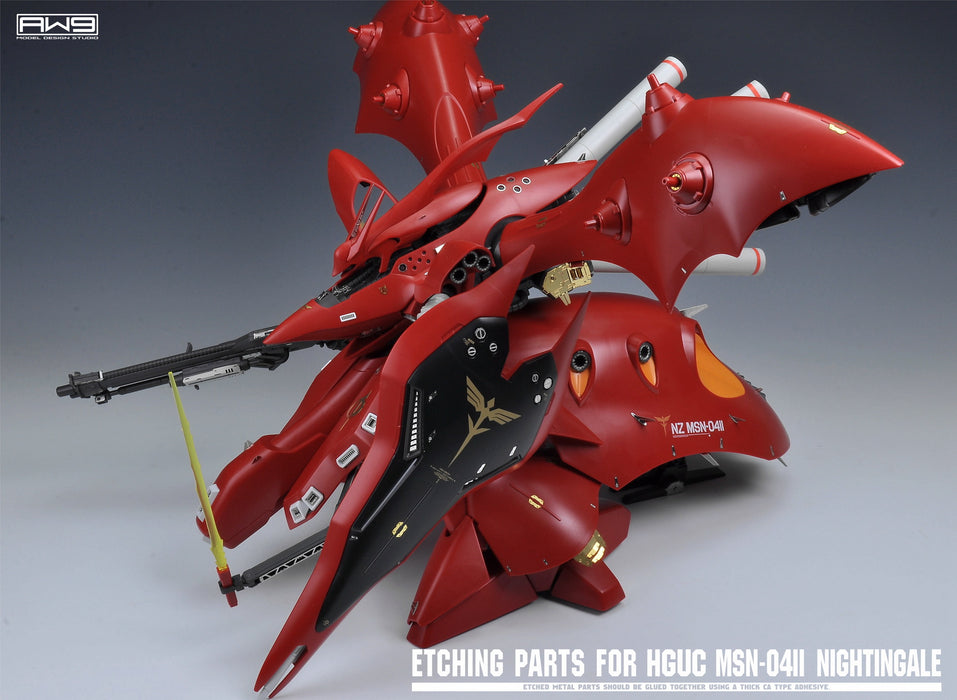 AW9 Photo-Etch Parts & Decals for HG Nightingale (AW9-S29)