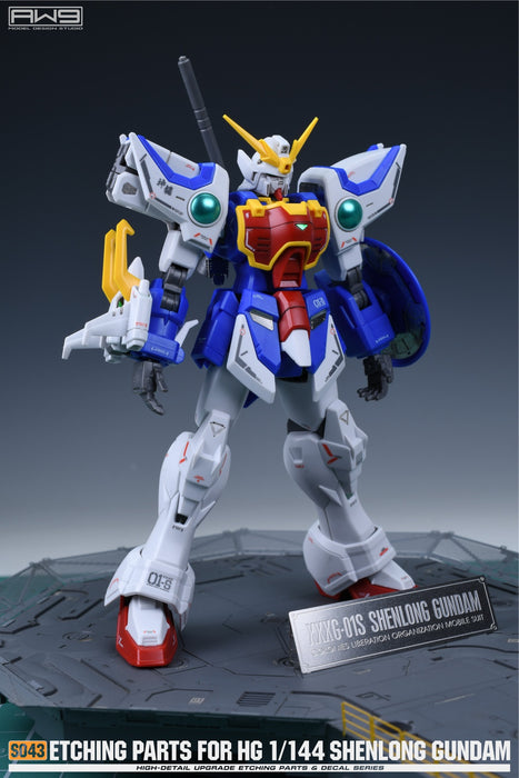 AW9-S43 Photo-Etch Parts & Decals for HG Shenlong Gundam