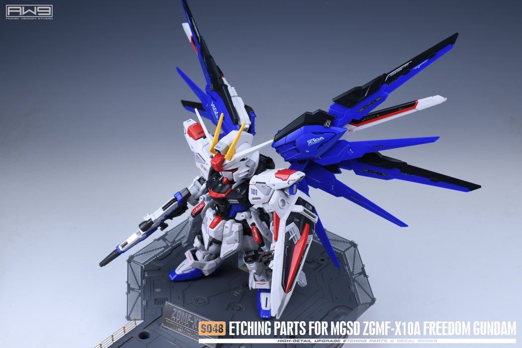 AW9-S48 Photo-Etch Parts & Decals for MGSD Freedom Gundam