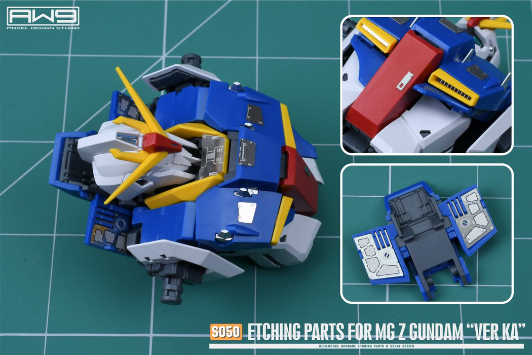 AW9 Photo-Etch Parts & Decals for MG Zeta Gundam Ver.Ka (AW9-S50)