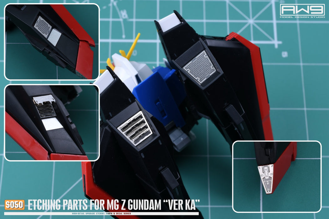 AW9 Photo-Etch Parts & Decals for MG Zeta Gundam Ver.Ka (AW9-S50)