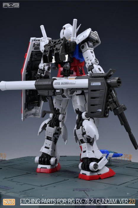 AW9 Photo-Etch Parts & Decals for RG RX-78-2 Gundam Ver.2.0 (AW9-S65)