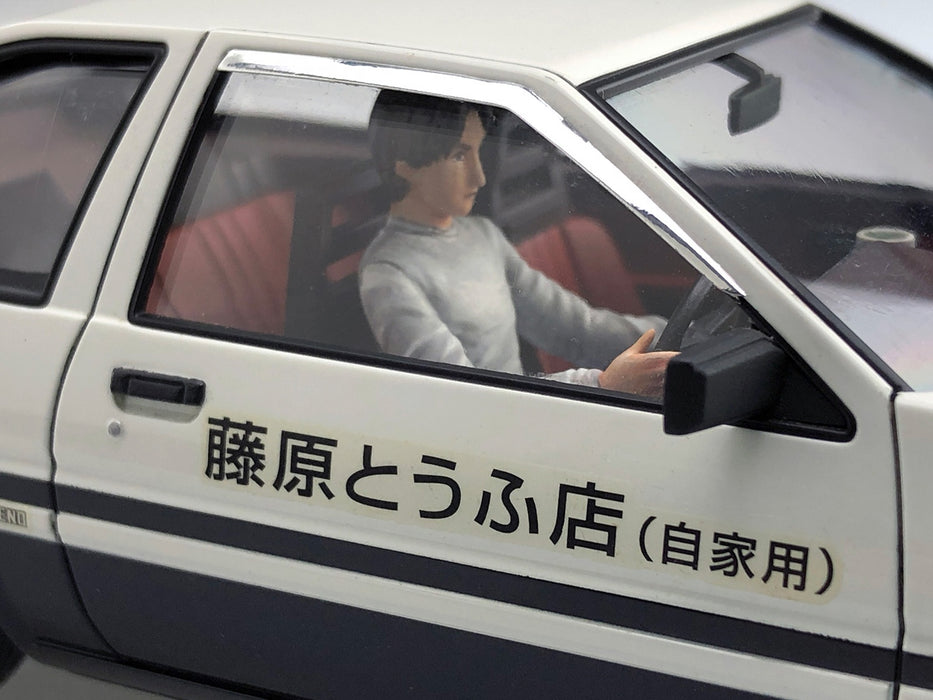 1/24 Takumi Fujiwara AE86 Trueno Project D Ver. with Driver Figure
