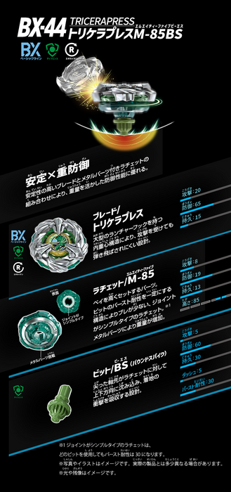 BX-44 Booster Tricera Press M-85BS