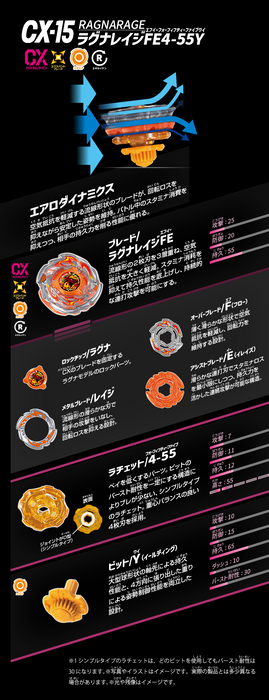 CX-15 Booster Ragna Rage FE4-55Y