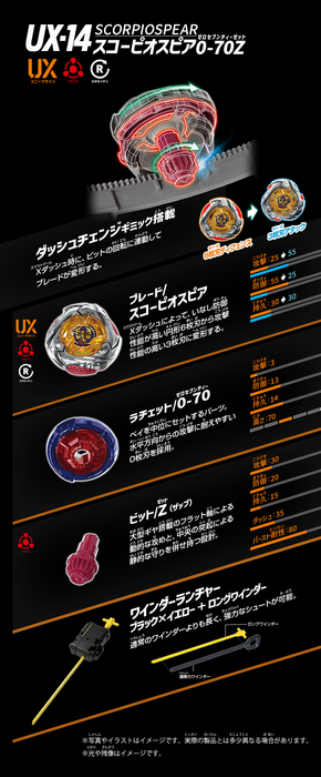 UX-14 Starter Scorpio Spear 0-70Z