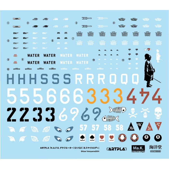ARTPLA Maschinen Krieger Gladiator G1/G2 & Smile Eddie Amsel