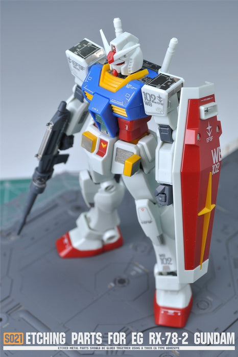 AW9-S21 Photo-Etch Parts & Decals for EG RX-78-2 Gundam