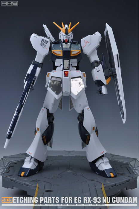 AW9-S39 Photo-Etch Parts & Decals for EG Nu Gundam