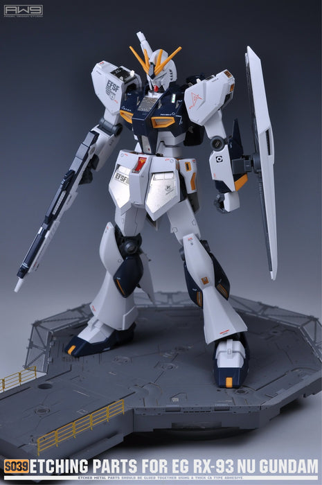 AW9-S39 Photo-Etch Parts & Decals for EG Nu Gundam