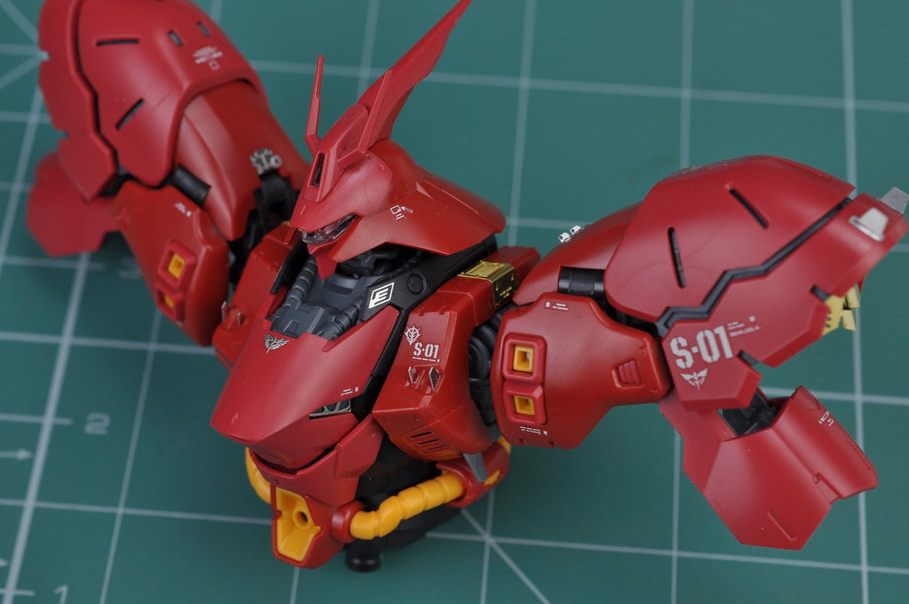 AW9-S04 Photo-Etch Parts & Decals for RG Sazabi