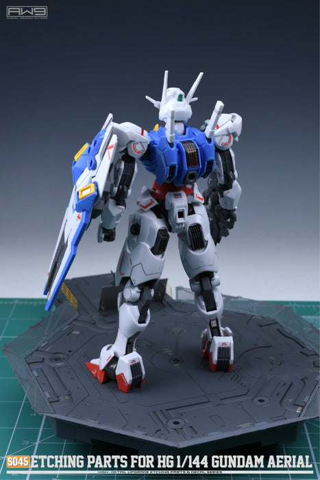 AW9-S45 Photo-Etch Parts & Decals for HG Gundam Aerial