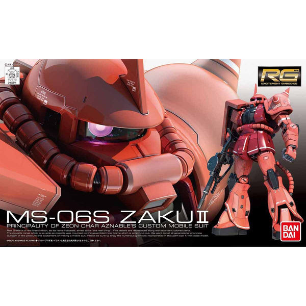 RG Zaku II Char Aznable Custom — Gunpla SA