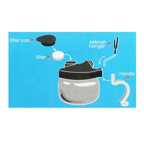 Airbrush Cleaning Station Set