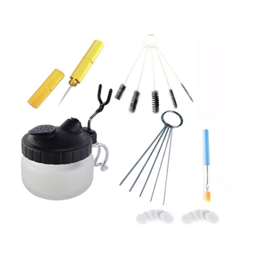 Airbrush Cleaning Station Set