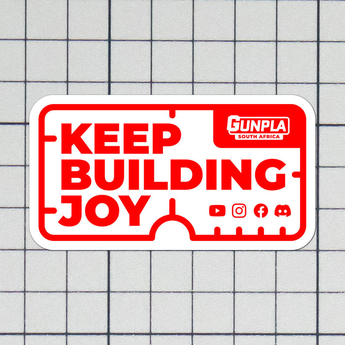 KEEP BUILDING JOY Sticker