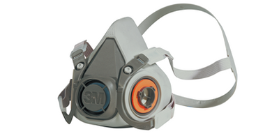 3M - 6200 Half Face Mask Respirator with Cartridges